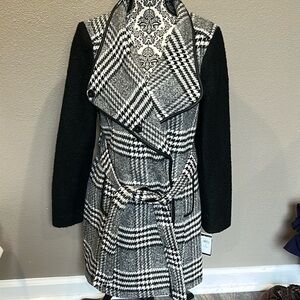 NWT Guess Wool Coat Wilson’s leather Size XL